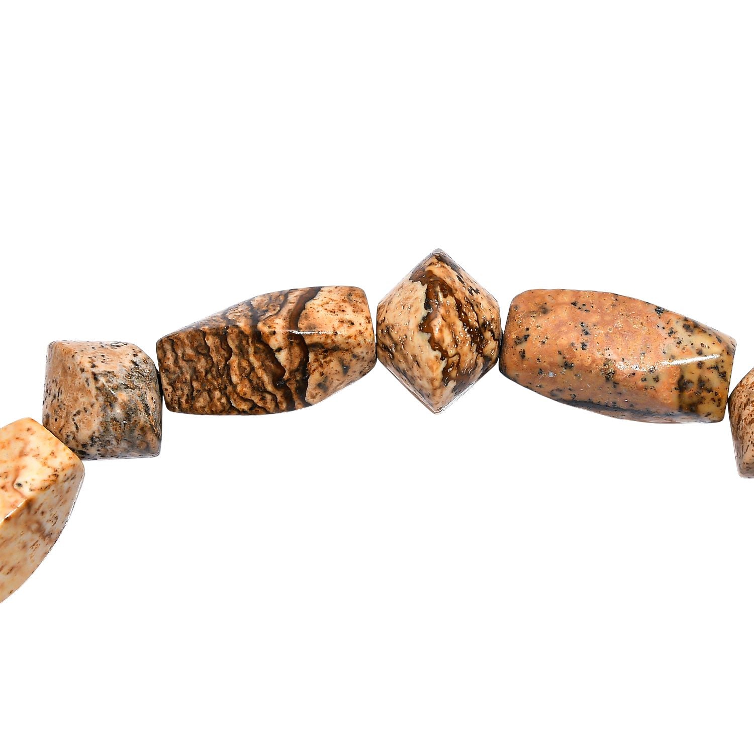 Bild Jasper Armband Flexibel (18 cm), ca. 94.00 ct