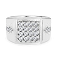 Lustro Stella Weißer Zirkonia Ring 925 Silber rhodiniert (Größe 18.00)