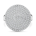 Lustro Stella Weißer Zirkonia Ring 925 Silber rhodiniert (Größe 17.00)