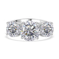 Lustro Stella Weißer Zirkonia Ring 925 Silber rhodiniert (Größe 17.00)
