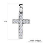 Lustro Stella Weißer Zirkonia Anhänger 925 Silber rhodiniert