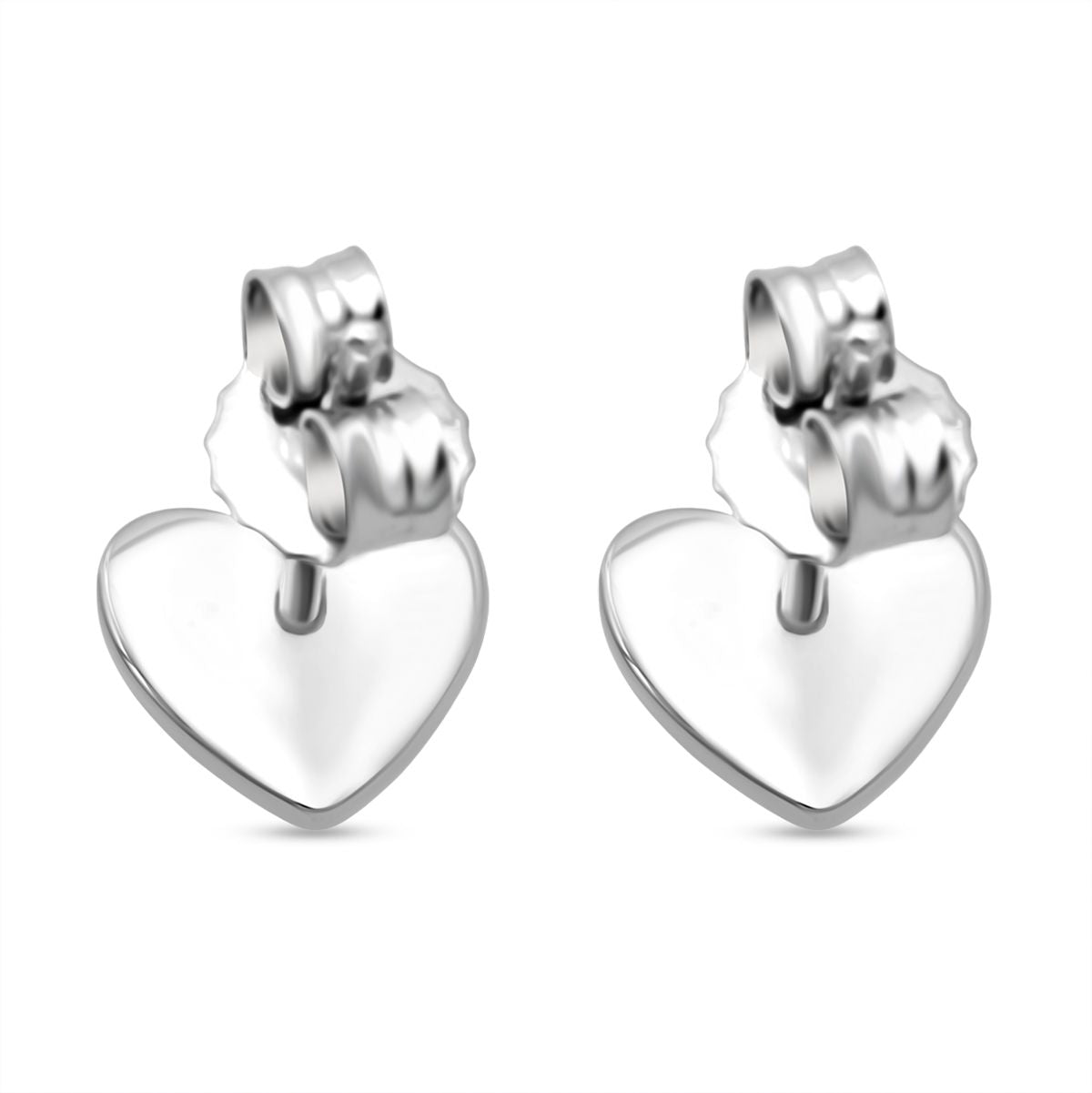 LUSTRO STELLA - Weißer Zirkonia Ohrringe 925 Silber rhodiniert