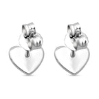LUSTRO STELLA - Weißer Zirkonia Ohrringe 925 Silber rhodiniert