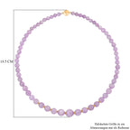 D'Joy Kunzit Halskette ca. 50 cm 925 Silber gelb vergoldet ca. 250.00 ct