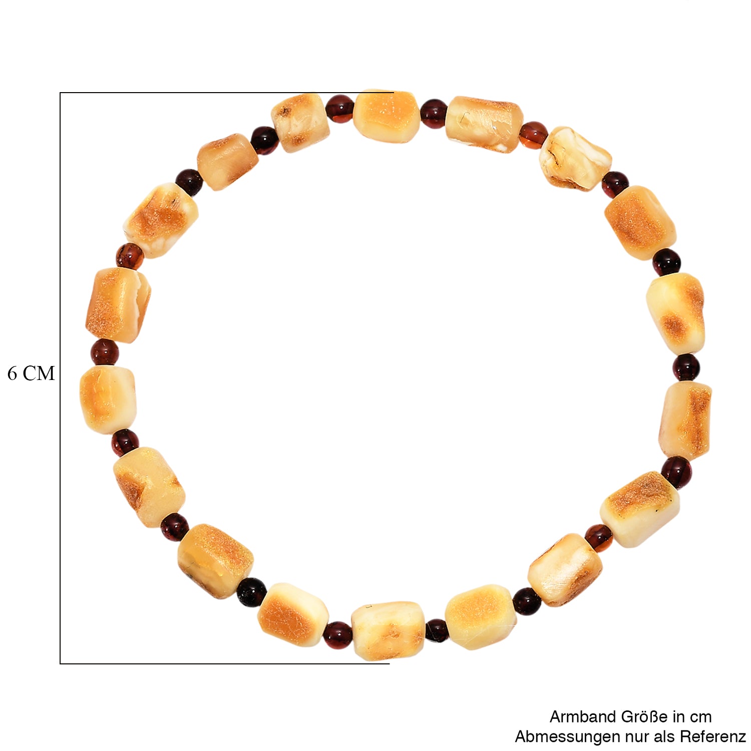 Karamellbernstein Armband Flexibles
