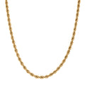 Kordelkette, 316L Edelstahl, ca. 50 cm, Goldfarben