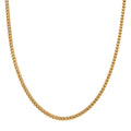 DESIGNER INSPIRIERT 3D Spiga Collier, ca. 50 cm, 316L Edelstahl -goldfarben
