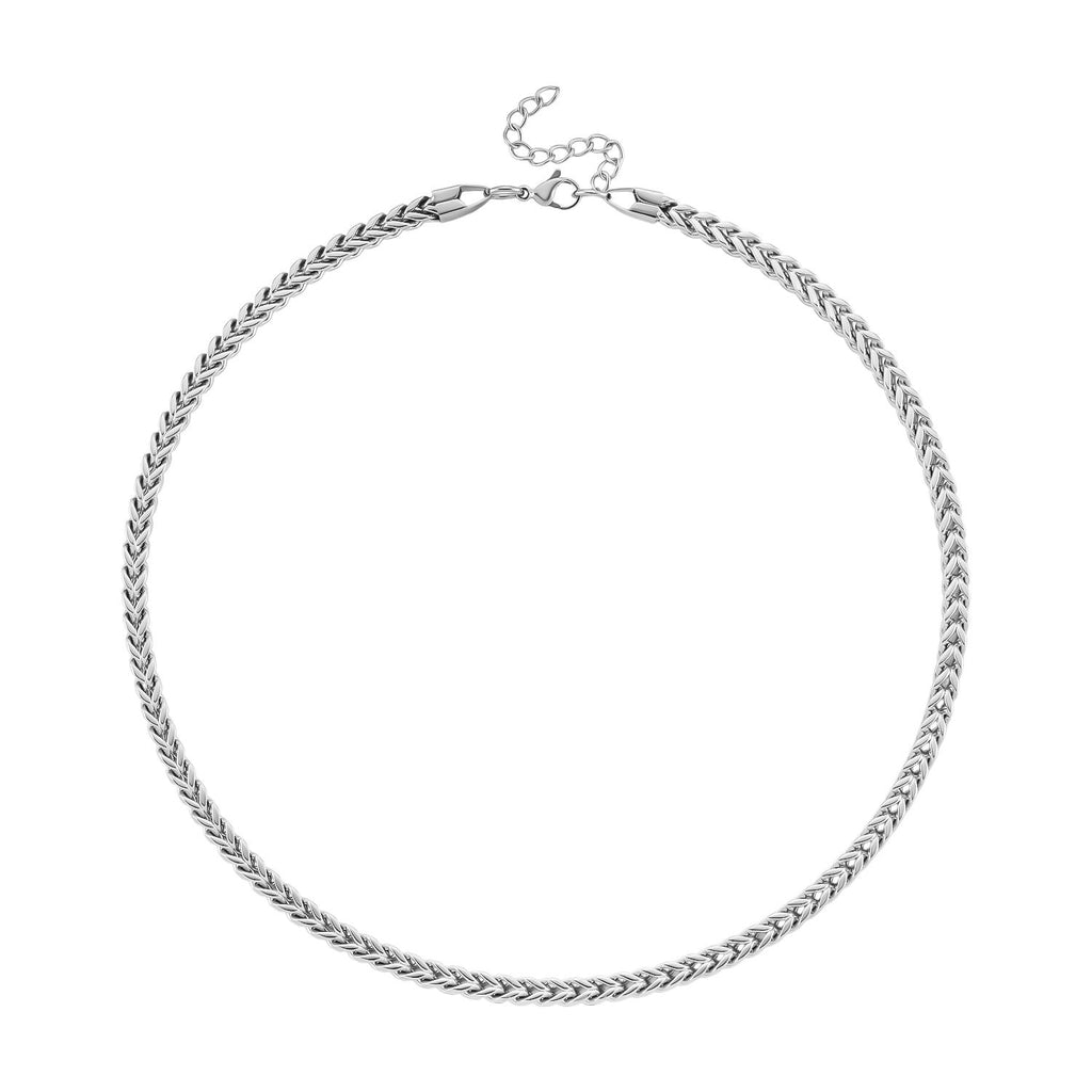 DESIGNER INSPIRIERT 3D Spiga Collier, ca. 50 cm, 316L Edelstahl