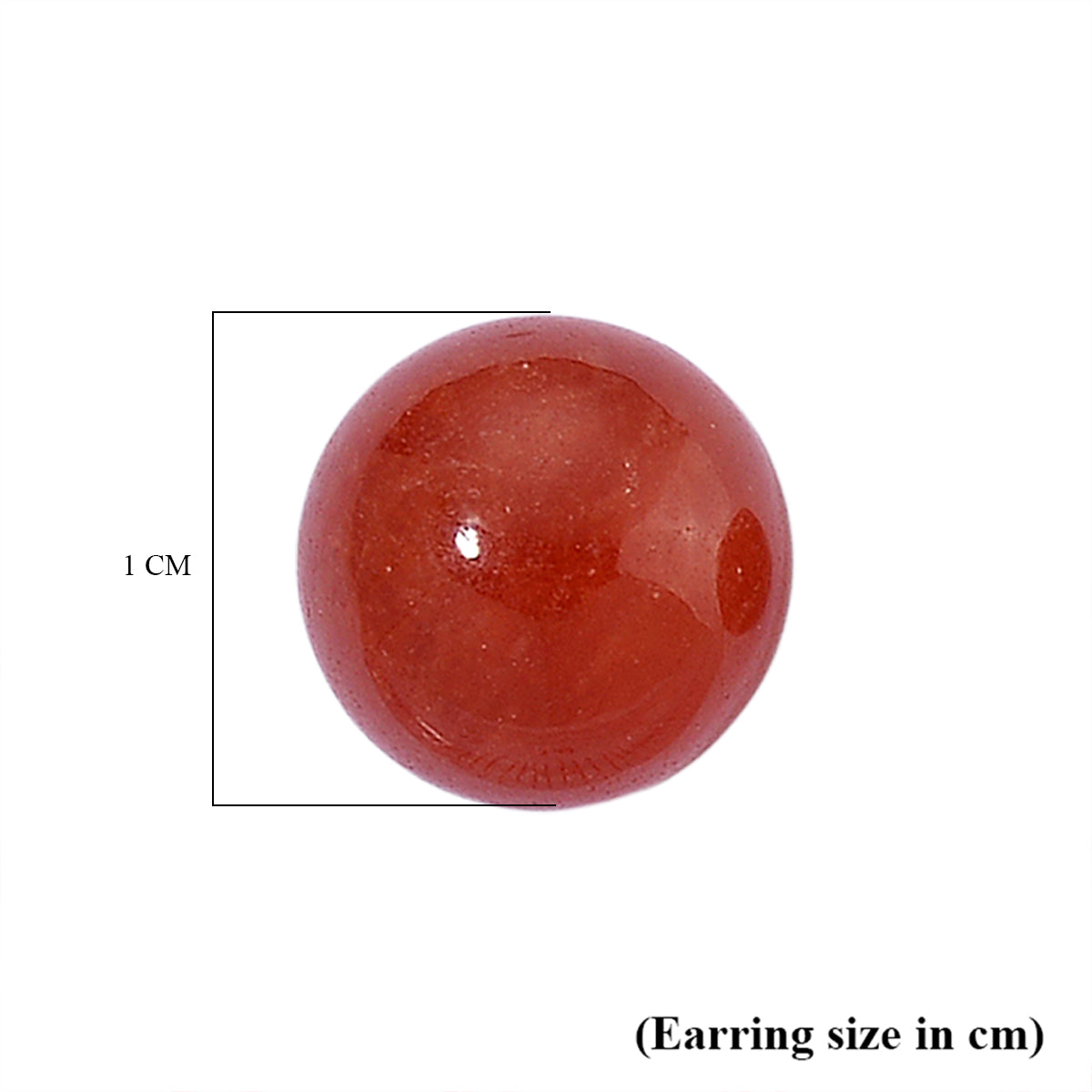 D'Joy Burmesische Rote Jadeit Jade Ohrringe 925 Silber vergoldet ca. 15.00 ct