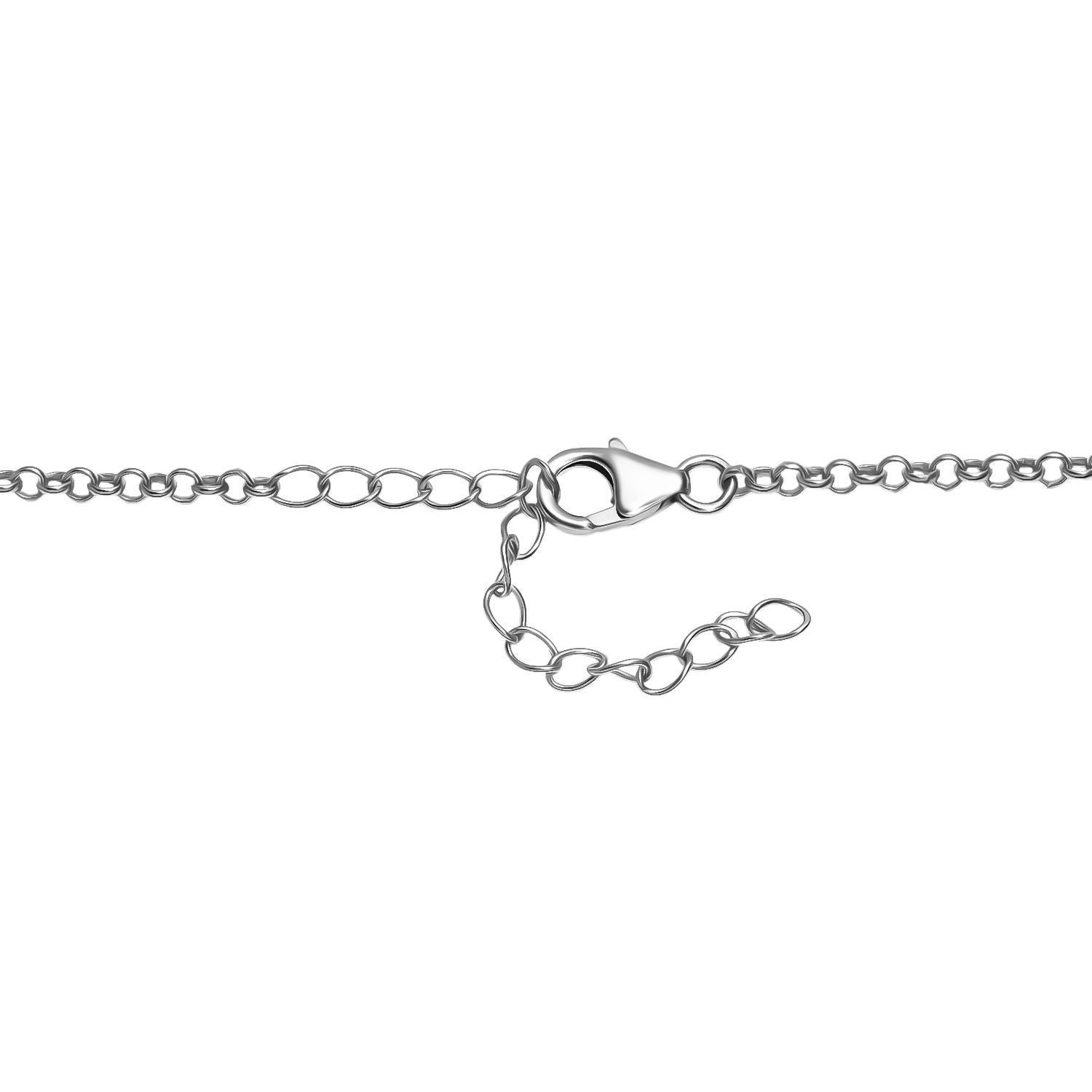 D'Joy AAA Barockperle 50cm Halskette, 925 Silber rhodiniert
