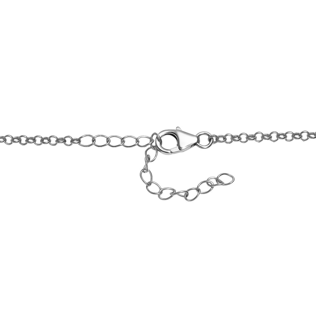D'Joy AAA Perle Halskette ca. 50 cm 925 Silber rhodiniert