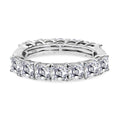 D'Joy Moissanit Ring 925 Silber rhodiniert (Größe 17.00) ca. 3,52 ct