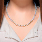 Opalite Halskette Flexibles Reine Legierung gelb vergoldet  ca. 60.00 ct
