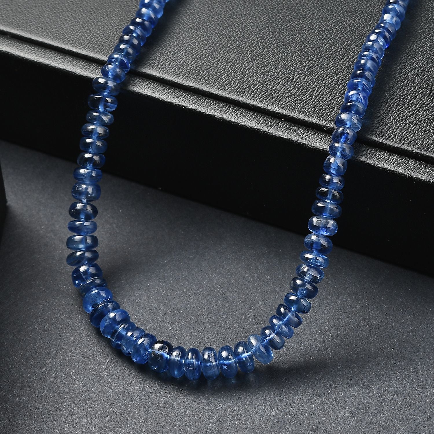 D'Joy AAA Kaschmir-Kyanit Halskette ca. 45 cm 925 Silber rhodiniert ca. 85.00 ct
