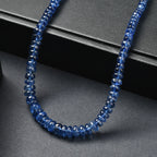 D'Joy AAA Kaschmir-Kyanit Halskette ca. 45 cm 925 Silber rhodiniert ca. 85.00 ct