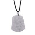 EXTREM SELTEN Natürliche Weiße Jade Anhänger mit Kette 50 cm ca. 155.00 ct