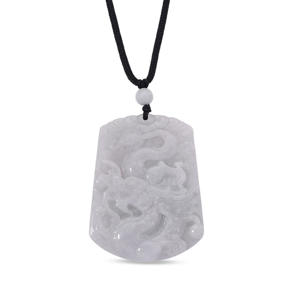 EXTREM SELTEN Natürliche Weiße Jade Anhänger mit Kette 50 cm ca. 115.00 ct