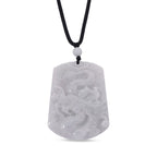 EXTREM SELTEN Natürliche Weiße Jade Anhänger mit Kette 50 cm ca. 115.00 ct