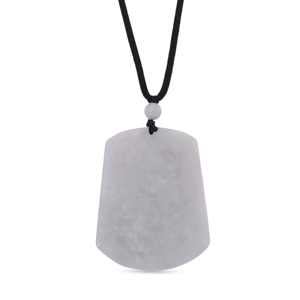 EXTREM SELTEN Natürliche Weiße Jade Anhänger mit Kette 50 cm ca. 115.00 ct
