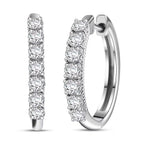 D'Joy Lab Grown Diamant Ohrringe 925 Silber Rhodiniert (10-15 Werktage Lieferzeit) ca. 1.00 ct