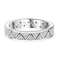 Lustro Stella Weißer Zirkonia Ring 925 Silber rhodiniert (Größe 17.00)