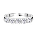 LUSTRO STELLA - Weißer Zirkonia Ring 925 Silber rhodiniert (Größe 19.00)