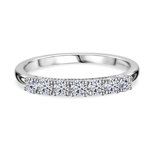 LUXURIANT DIAMOND - Lab Grown Diamant SI-GH Ring 925 Silber rhodiniert (Größe 18.00) ca. 0.50 ct