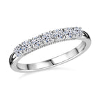 LUXURIANT DIAMOND - Lab Grown Diamant SI-GH Ring 925 Silber 750 Gelbgold Vermeil (Größe 18.00) ca. 0.50 ct