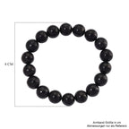 Shungit Armband, flexibel, 18 cm, ca. 170.00 ct