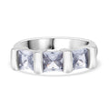 LUSTRO STELLA - Weißer Zirkonia Ring 925 Silber rhodiniert (Größe 17.00)