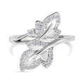 Lustro Stella Weißer Zirkonia Ring 925 Silber rhodiniert (Größe 18.00)