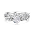 Lustro Stella Weißer Zirkonia Ring 925 Silber rhodiniert (Größe 17.00)