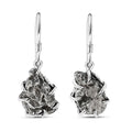 Muonionalusta Meteorit Ohrringe 925 Silber rhodiniert ca. 31.89 ct