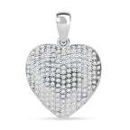 Lustro Stella Weißer Zirkonia Anhänger 925 Silber rhodiniert