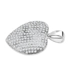 Lustro Stella Weißer Zirkonia Anhänger 925 Silber rhodiniert