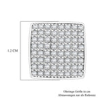Lustro Stella Weißer Zirkonia Ohrringe 925 Silber rhodiniert