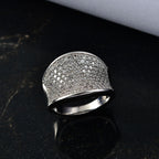LUXURIANT DIAMOND - Lab Grown Diamant SI-GH SGL zertifiziert Ring 925 Silber 750 Gelbgold Vermeil (Größe 20.00) ca. 1.51 ct