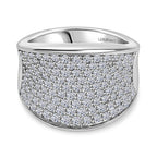 LUXURIANT DIAMOND - Lab Grown Diamant SI-GH SGL zertifiziert Ring 925 Silber 750 Gelbgold Vermeil (Größe 20.00) ca. 1.51 ct