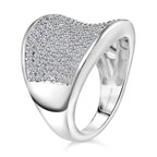 LUXURIANT DIAMOND - Lab Grown Diamant SI-GH SGL zertifiziert Ring 925 Silber 750 Gelbgold Vermeil (Größe 20.00) ca. 1.51 ct