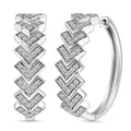 LUXURIANT DIAMOND - Lab Grown Diamant SI-GH SGL zertifiziert Ohrringe 925 Silber rhodiniert ca. 1,00 ct.