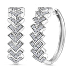 LUXURIANT DIAMOND - Lab Grown Diamant SI-GH SGL zertifiziert Ohrringe 925 Silber rhodiniert ca. 1,00 ct.
