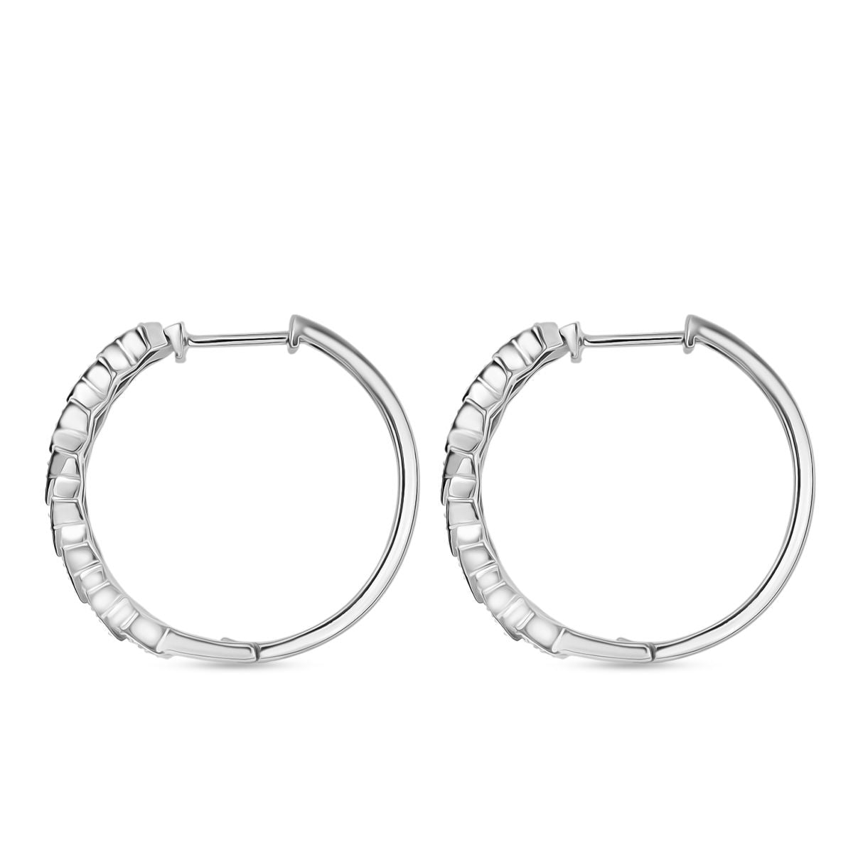 LUXURIANT DIAMOND - Lab Grown Diamant SI-GH SGL zertifiziert Ohrringe 925 Silber rhodiniert ca. 1,00 ct.