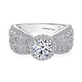 LUXURIANT DIAMOND - Lab Grown Diamant Ring 925 Silber Rhodiniert (Größe 15.50) ca. 2,08 ct