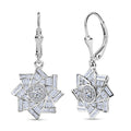 LUXURIANT DIAMANT - Lab Grown Diamant SI-GH Ohrringe 925 Silber rhodiniert ca. 0.99 ct
