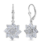 LUXURIANT DIAMANT - Lab Grown Diamant SI-GH Ohrringe 925 Silber rhodiniert ca. 0.99 ct