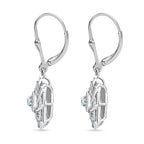 LUXURIANT DIAMANT - Lab Grown Diamant SI-GH Ohrringe 925 Silber rhodiniert ca. 0.99 ct