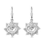LUXURIANT DIAMANT - Lab Grown Diamant SI-GH Ohrringe 925 Silber rhodiniert ca. 0.99 ct