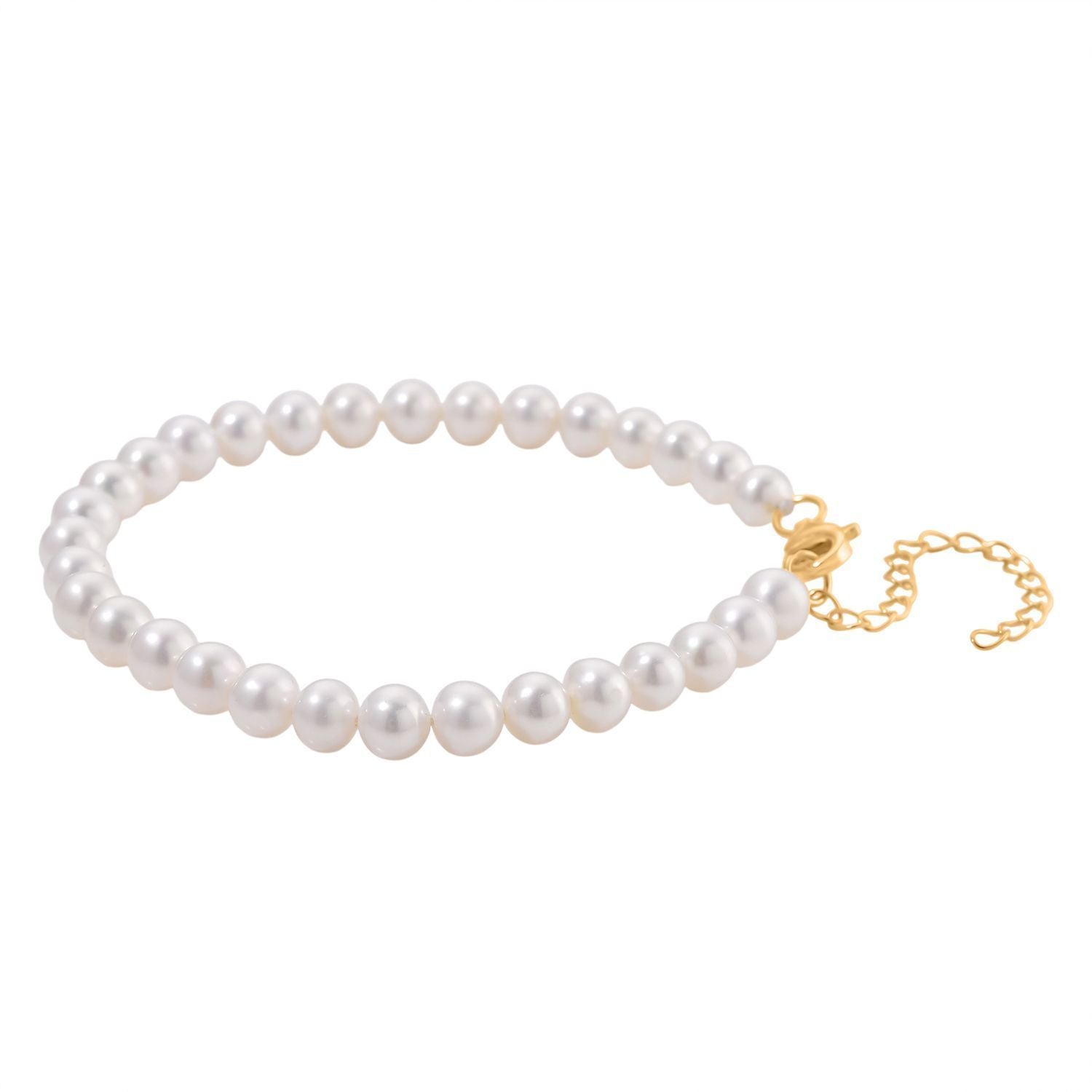 D'Joy AAA Zhuji Akoya-Perle 18+5cm Armband und 50+5cm Halskette