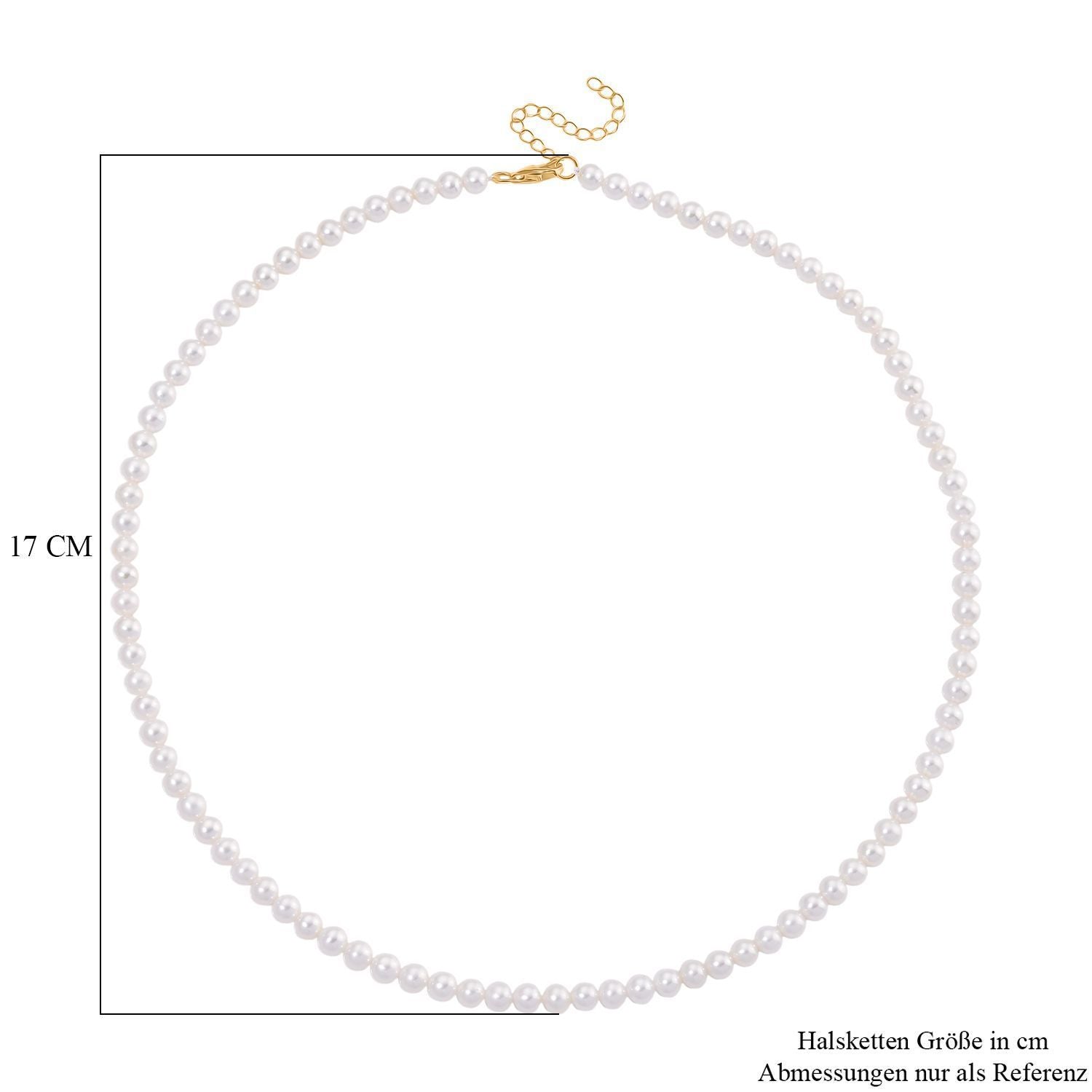 D'Joy AAA Zhuji Akoya-Perle 18+5cm Armband und 50+5cm Halskette