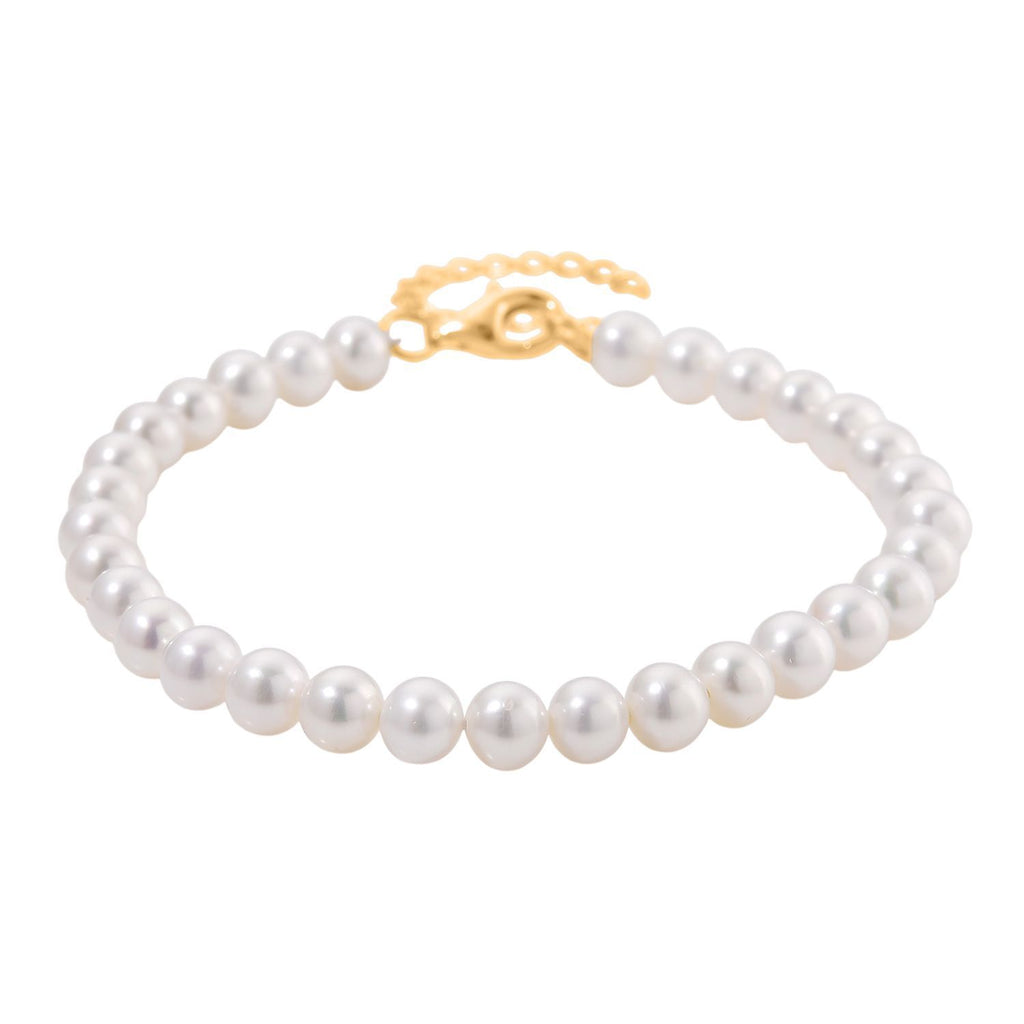 D'Joy AAA Zhuji Akoya-Perle 18+5cm Armband und 50+5cm Halskette